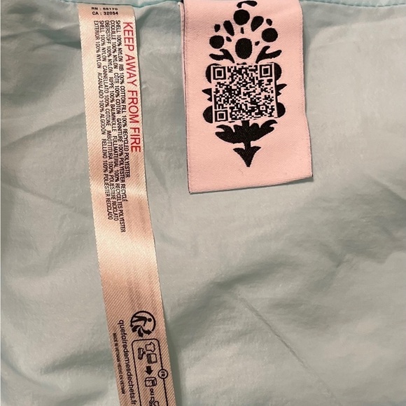 NWOT Free People High Frequency Cropped Puffer Reflection Blue - Size Small - Picture 8 of 8